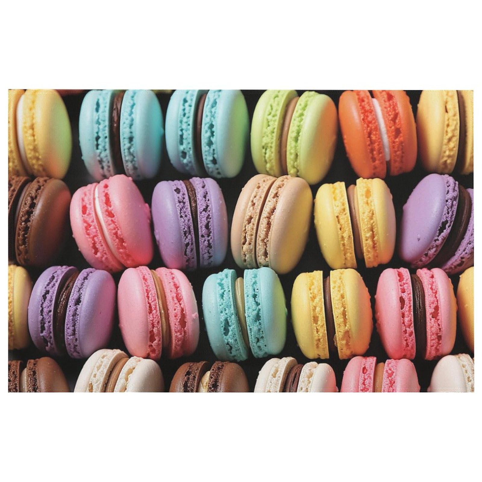 Tapis d'entrée macaron pour accueillir vos invités dans une ambiance chaleureuse