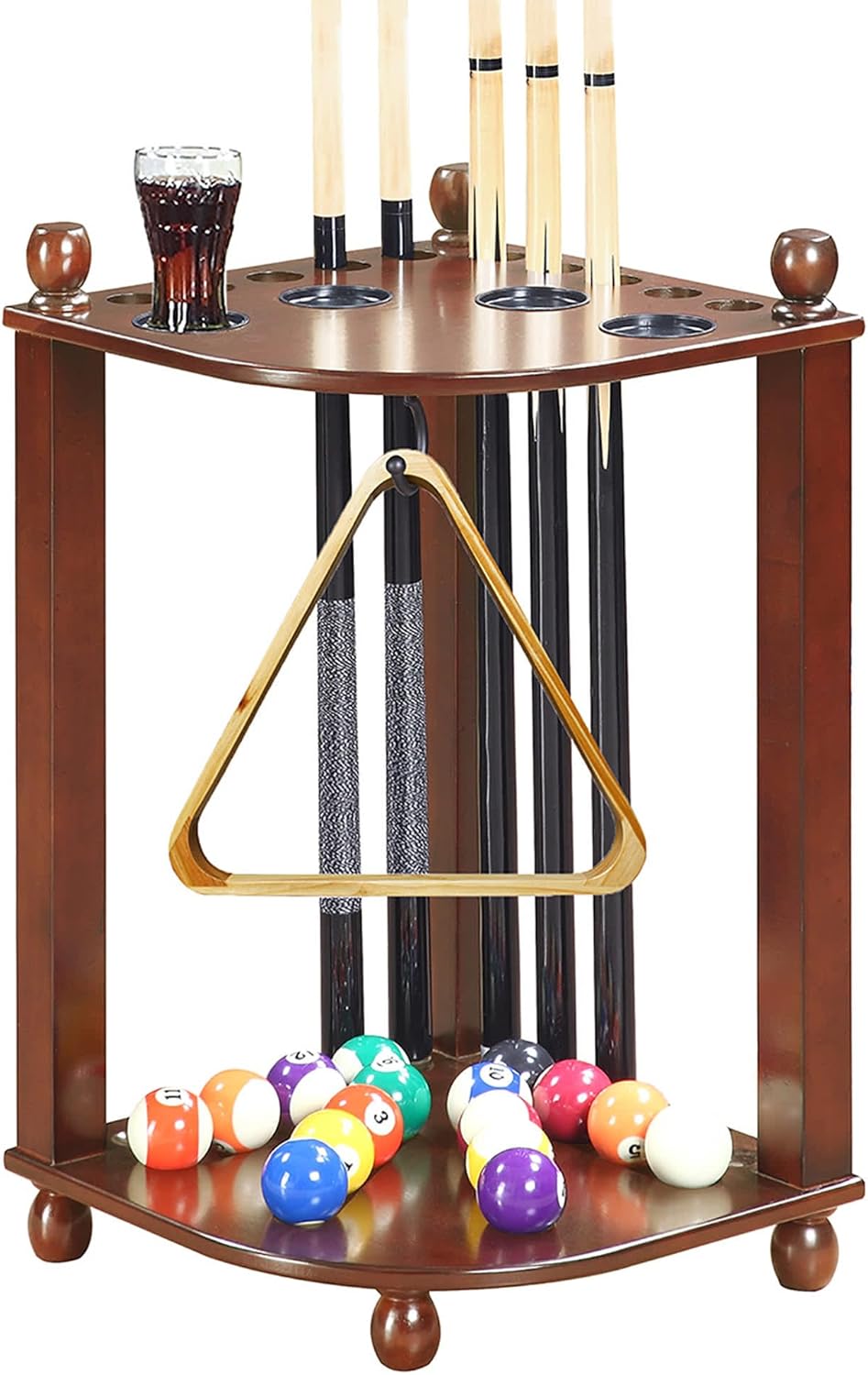 Hathaway Regent Corner Floor Cue Rack