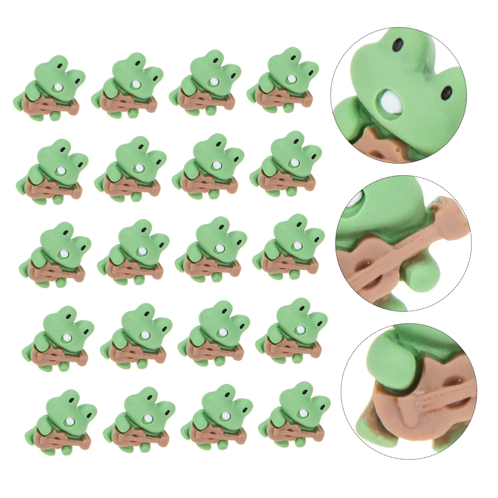 NUOBESTY 80stücke Cartoon Push Dekorative Reißzwecken Für Fotos Notizen Und -projekte Multifunktionale Tiermotiv-pinnadeln Mit Gitarrenfrosch-Design
