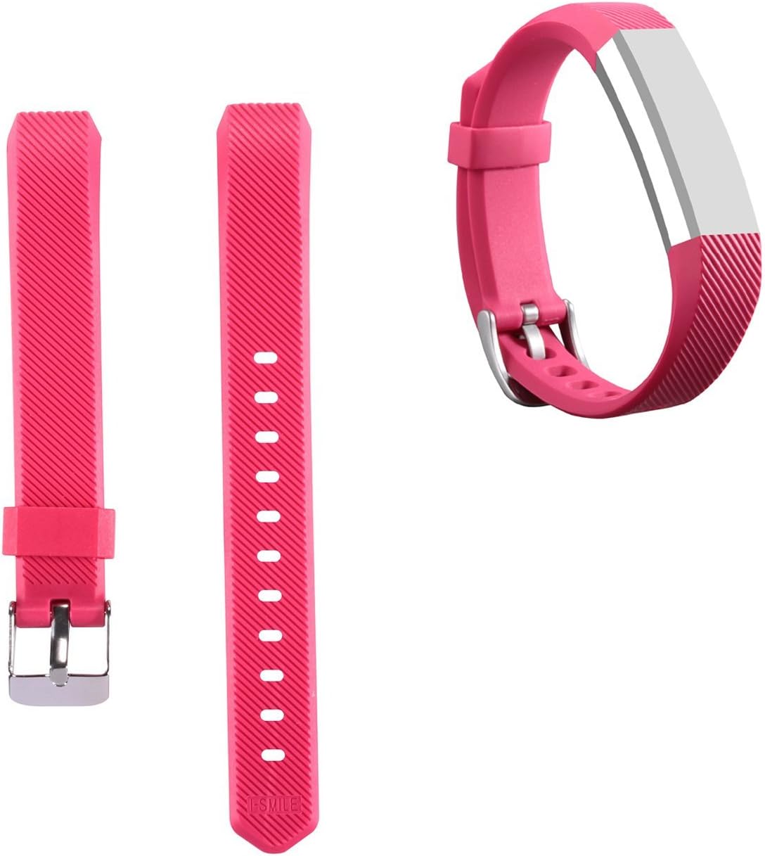 I-SMILE Newest Replacement Wristband with Secure Clasps for Fitbit Alta/Fitbit Alta HR Only(No Tracker, Replacement Bands Only)