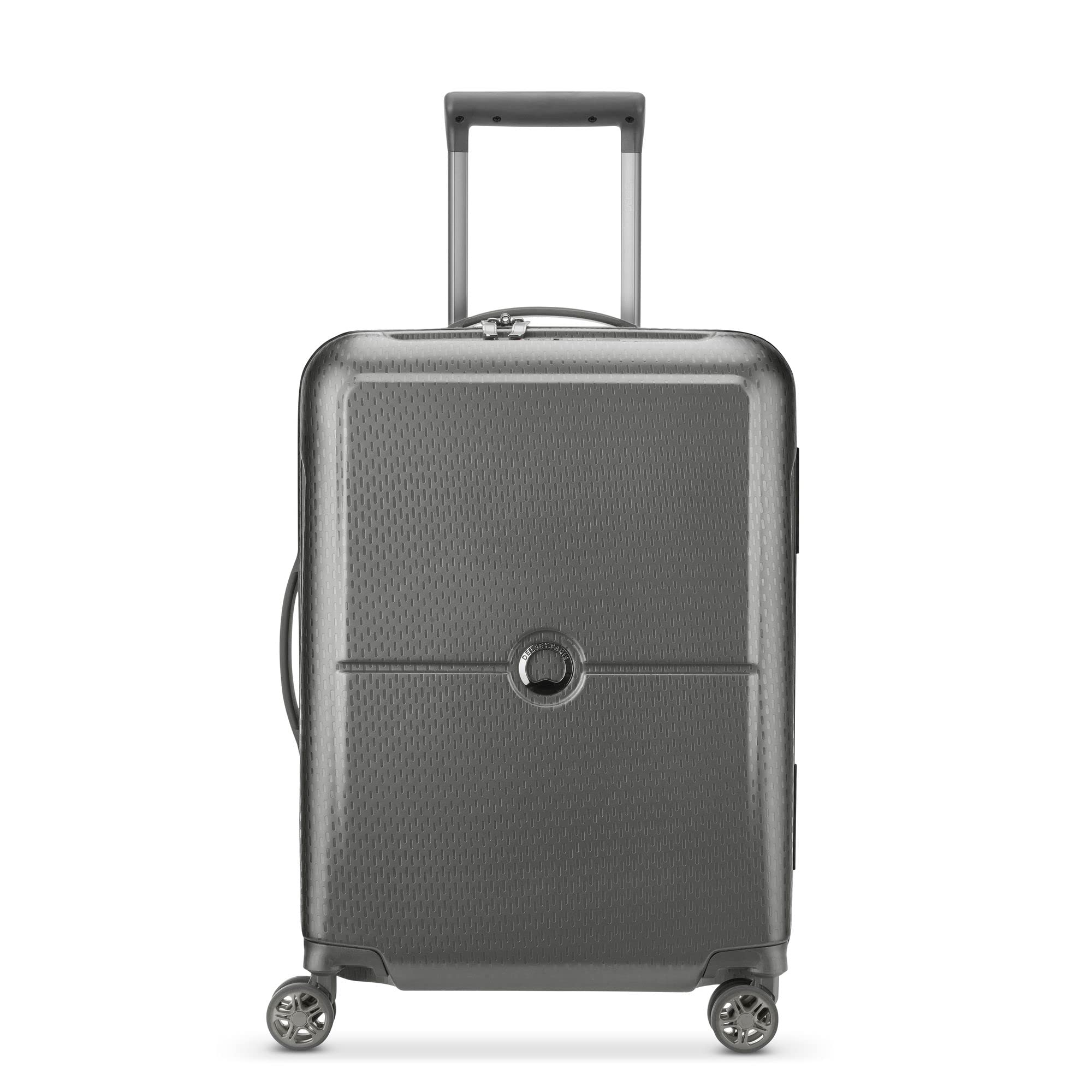DELSEY Paris - TURENNE - Valise Cabine Rigide Slim - 55x40x20 cm - 35 litres - S - Argent Argent S Slim (55cm)