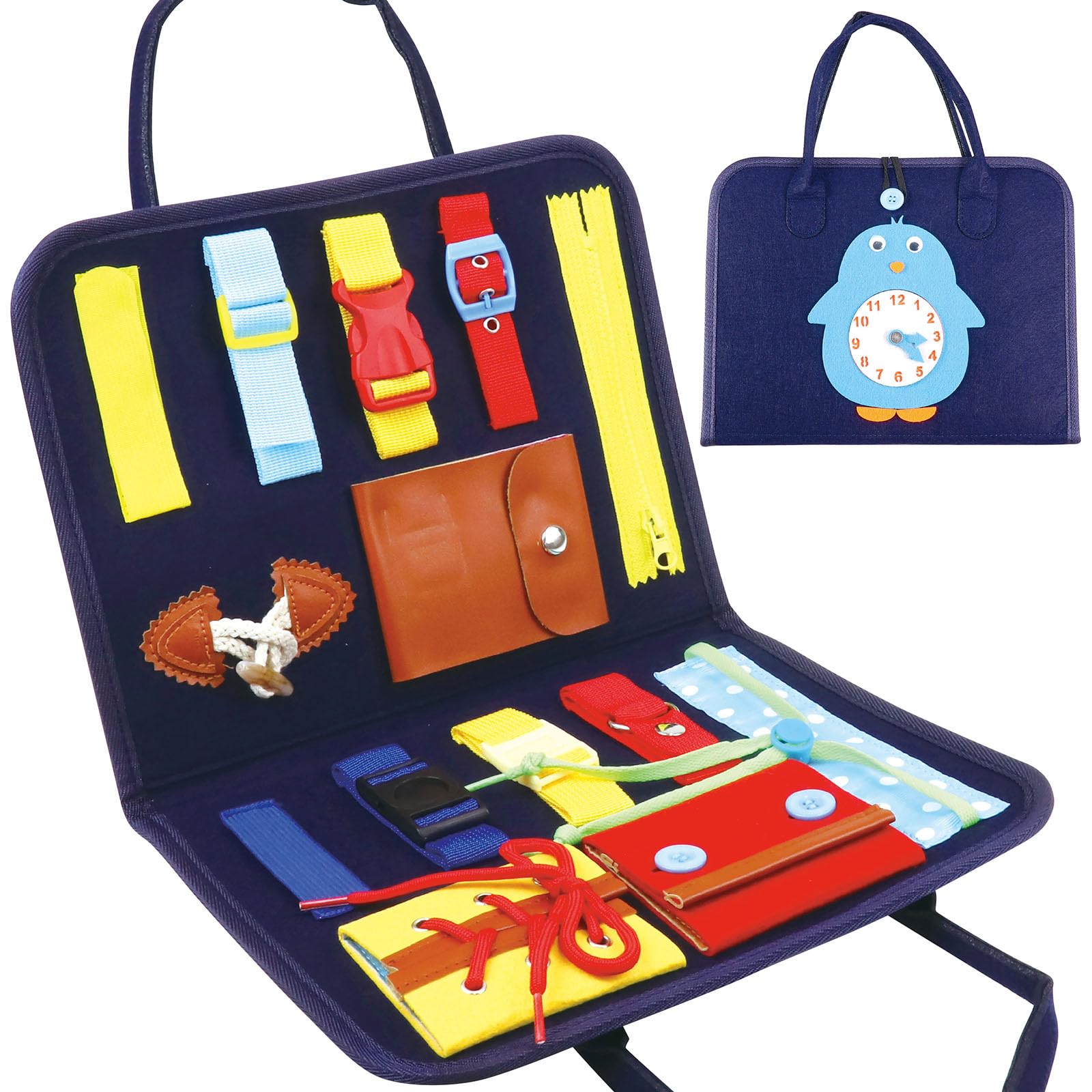 Amazon.co.jp: アーテック フェルト知育バッグ モンテッソーリ お