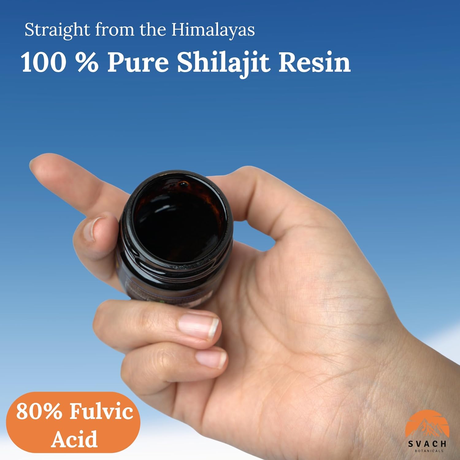 Shilajit Resin - 40g (100 Servings) 80% Fulvic Acid- Lab Tested- Himalayan Gold Grade for Men & Women High Potency with 85+ Trace Minerals - Image 5