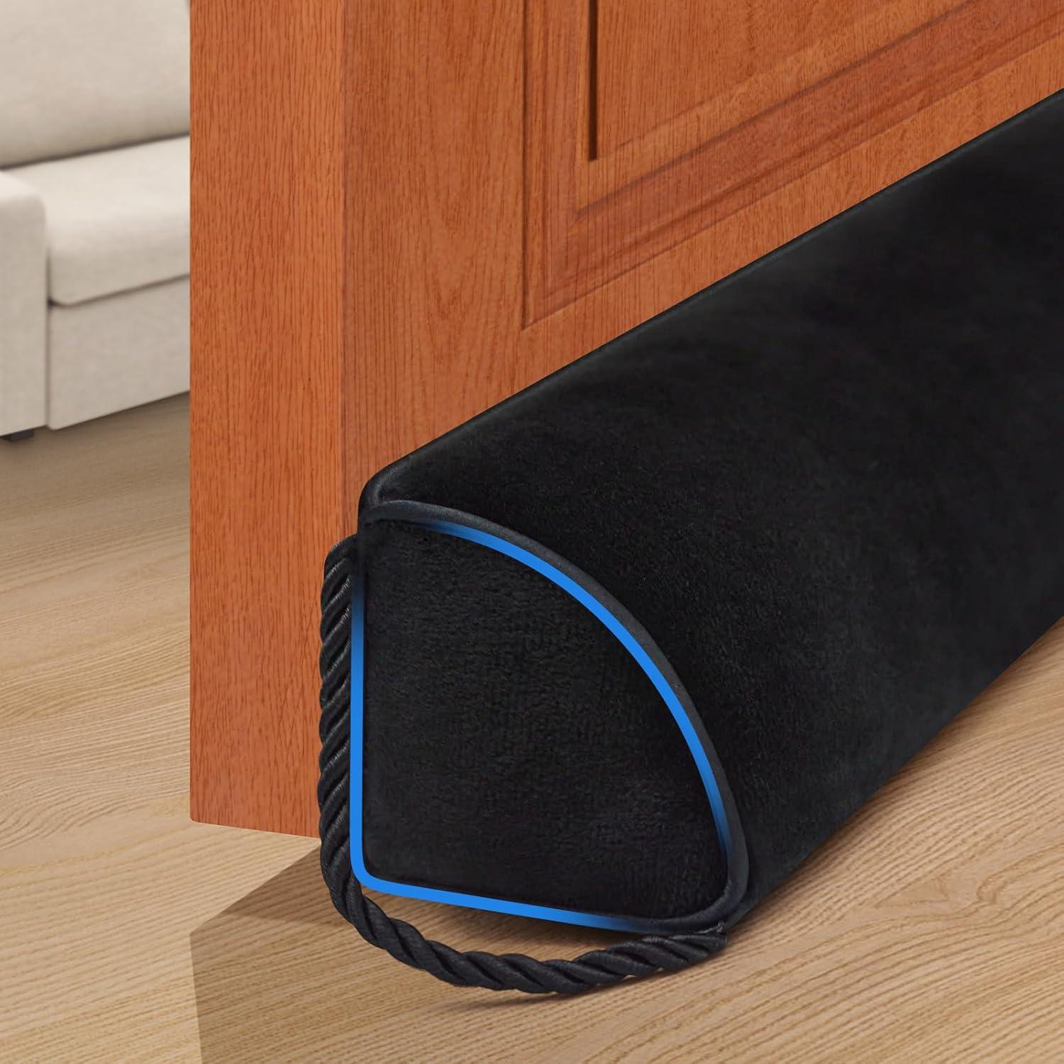 Heavy Duty Door Draft Stopper 36 Inch Bottom Triangle Door