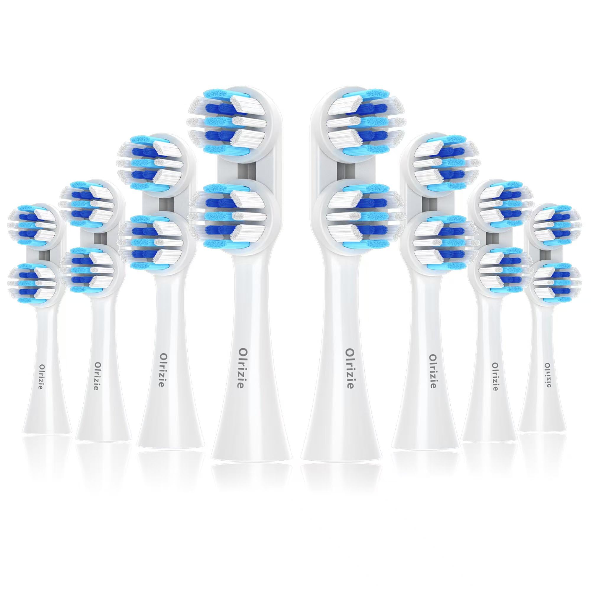Photo 1 of Olrizie Spin Brush Replacement Heads, Old Version, 8 Pack