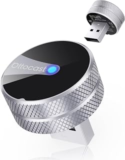 OTTOCAST Mini Tube 2026 Wireless CarPlay & Android Auto Adapter