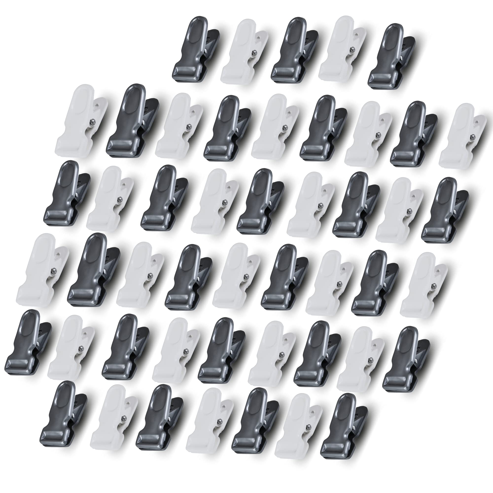 Viguni Cloth Clips (Pack of 48) Heavy Duty Premium Multipurpose Clothes Clip for Indoor and Outdoor, Strong and Durable, Clips for Clothes, Anti Rust Peg, Clothes Drying Pegs Hanger - White/Silver (B08CN7VHBP) Amazon Price History, Amazon Price Tracker