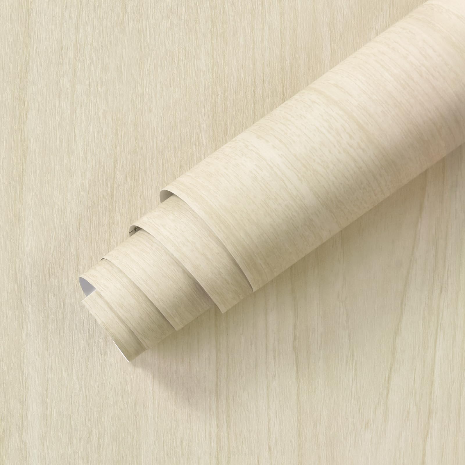 16"X197"Light WoodGrain Wallpaper Peel and Stick Contact Paper for Cabinets