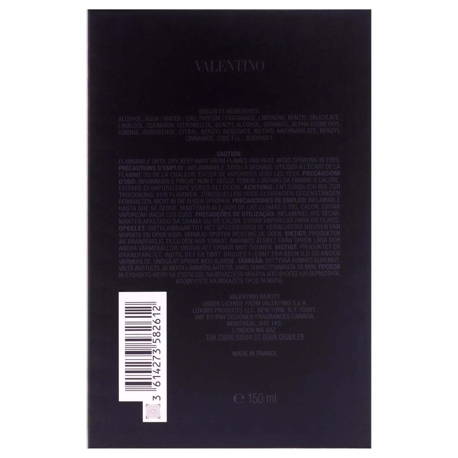 Uomo Born In Roma by Valentino for Men - 5.07 oz EDT Spray - Image 7