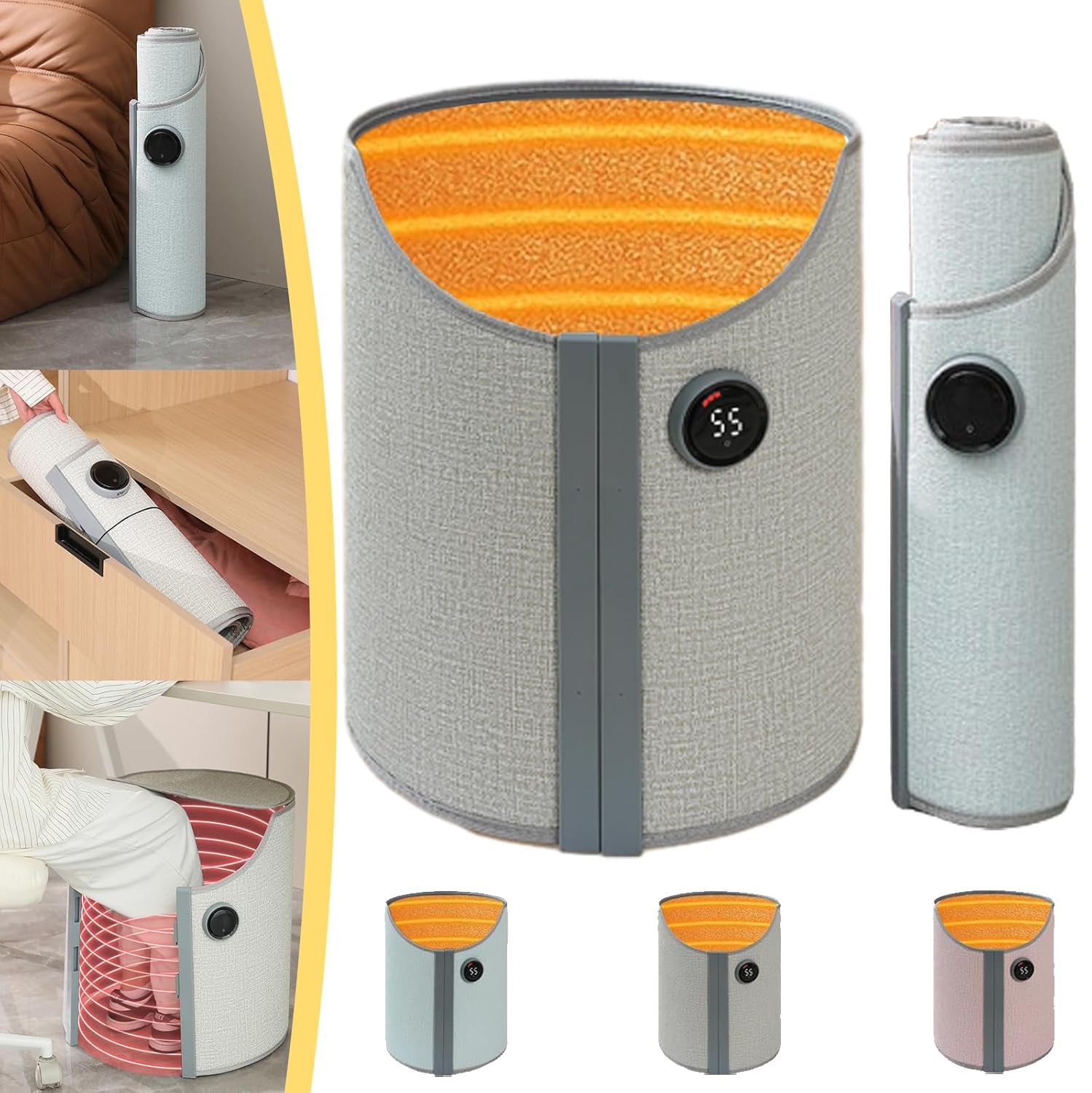 Portable Leg Warmer with Soft Blanket