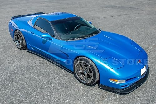 Miniatura 2 de Repuesto para todos los modelos Chevrolet Corvette C5 1997-2004  ZR1 Par de extensión de panel basculante de faldas laterales de estilo extendido