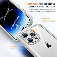 Vista 4 de Diaclara Funda diseñada para iPhone 14 Pro Max de 6.7 pulgadas, funda de teléfono resistente de cuerpo completo con protector de pantalla