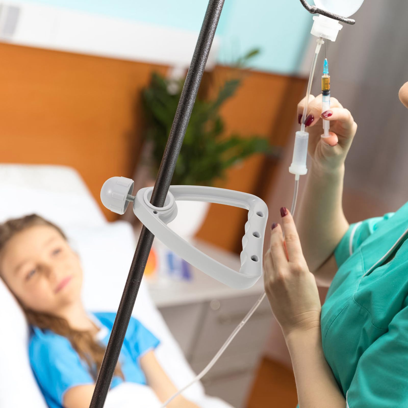 Ersatz griff für Infusionsständer Kunststoff für Einfacher Austausch Passend für Gängige Modelle
