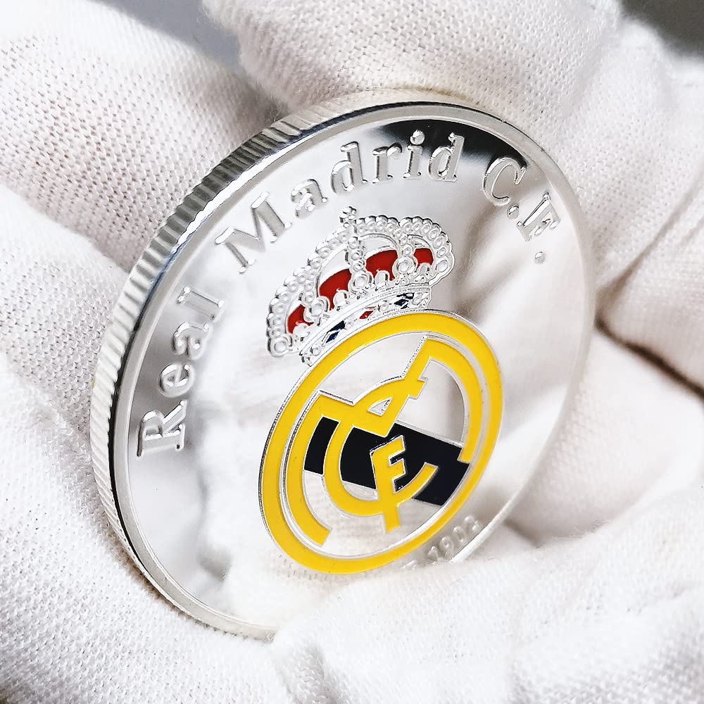 RealMadrid9Copas de Europa レアル純銀記念メダル保証書 Amazon.co.jp: ヨーロピアンカップポルトガルロナウドメダルリーガ