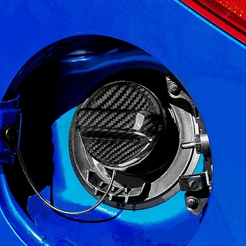 Miniatura 4 de AIRSPEED Adhesivo universal para puerta de tanque de gasolina para Mazda cubierta de tapa de tanque de combustible de fibra de carbono para Mazda 3