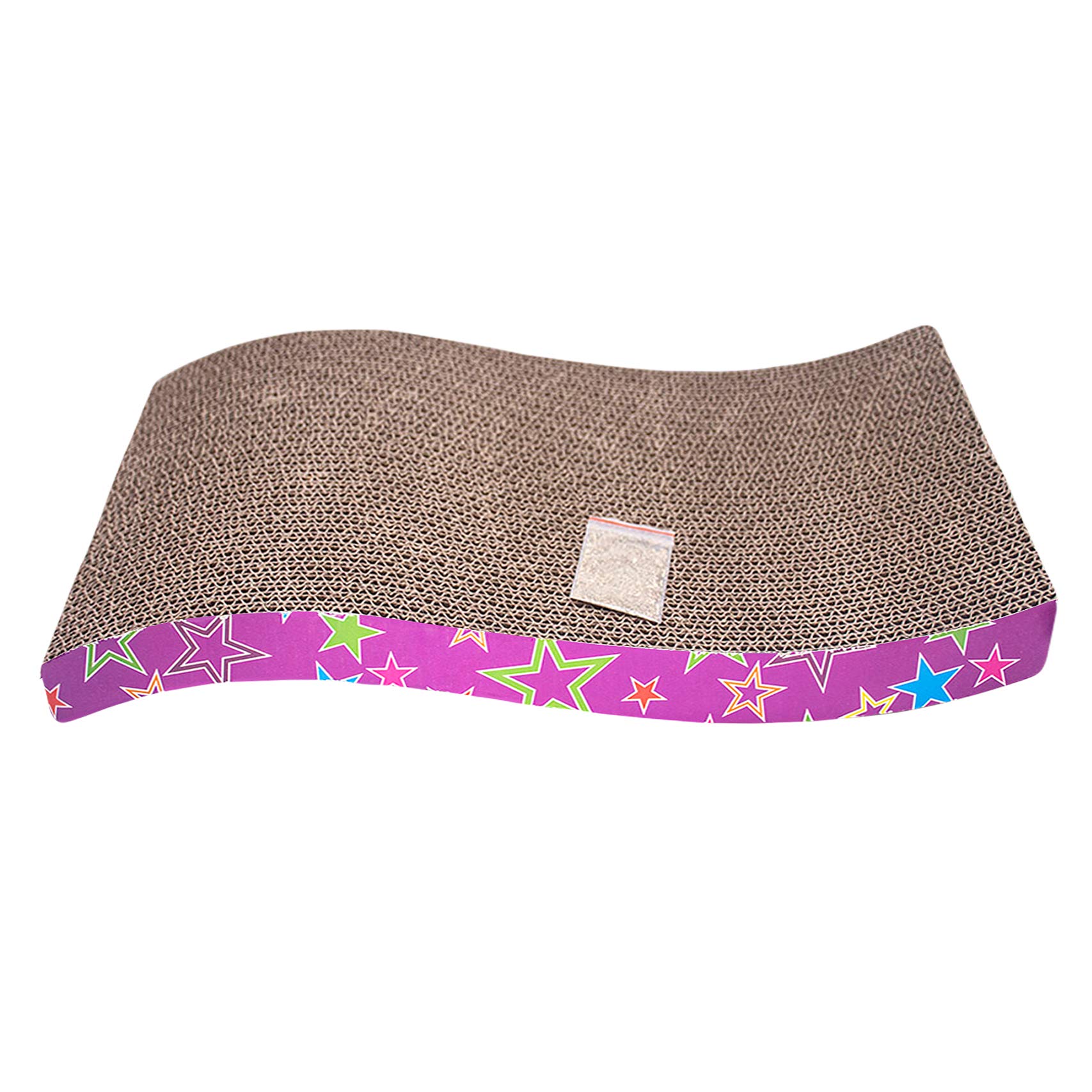 My Fancy Cat Cat Scratcher Pad with Catnip - Cat Cardboard Scratch Durable Scratching Pad Reversible