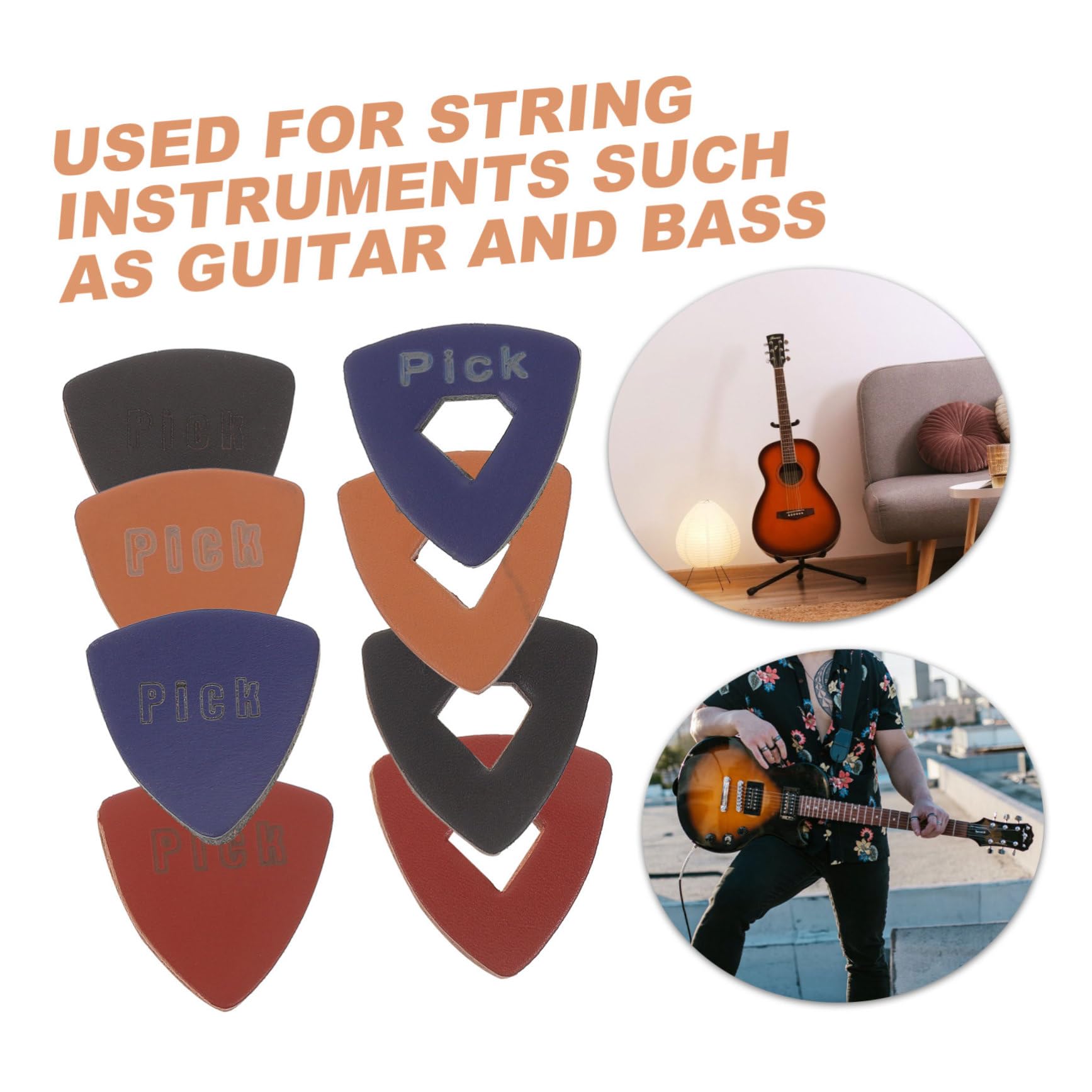 TOYANDONA 40stücke Teiliges Aus Gitarren-fingerpicks Aus Echtem Bequeme Plektren Für Akustikgitarre Gitarre Und Ukulele Für Bühne Und Übung Langlebig Und Fingerfreundlich