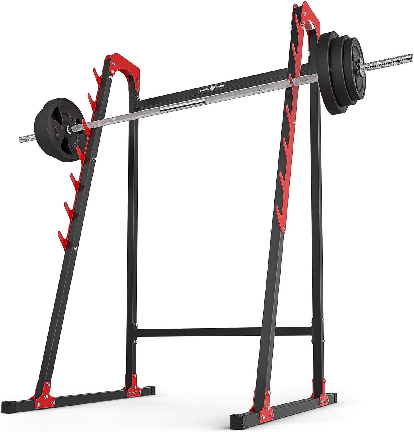 Marbo Sport Hantelablage Kniebeugenständer Ablage Langhantel Ständer Squat Rack MH-S204