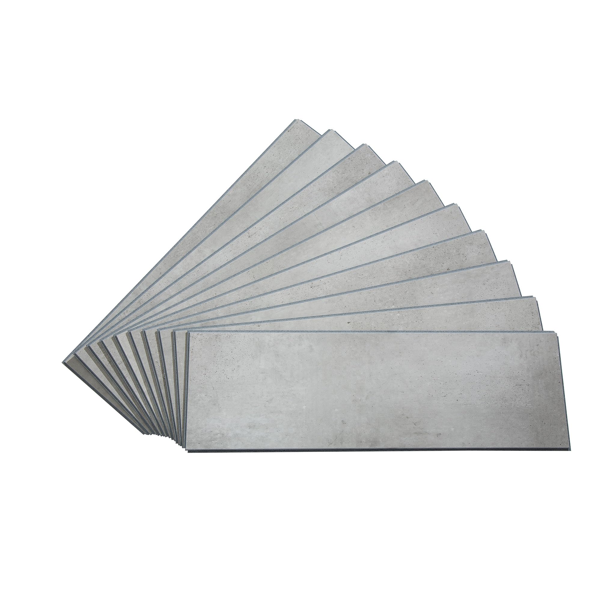Palisade 22.8 in. x 7.31 in. Vinyl Wall Tiles in Frost Nickel (10 Pack)