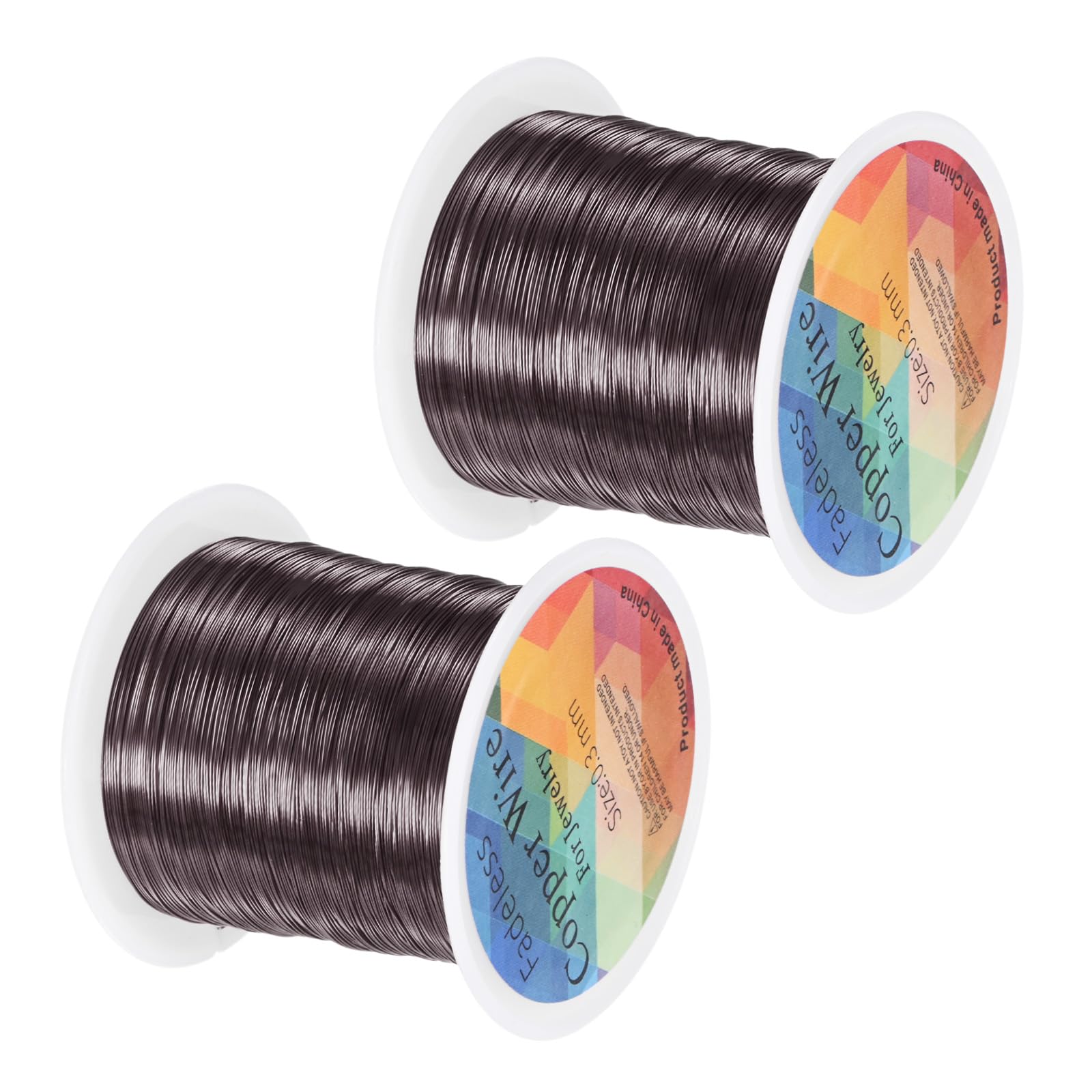 M METERXITY 2-Rolls 0.3mm Jewelry Wire