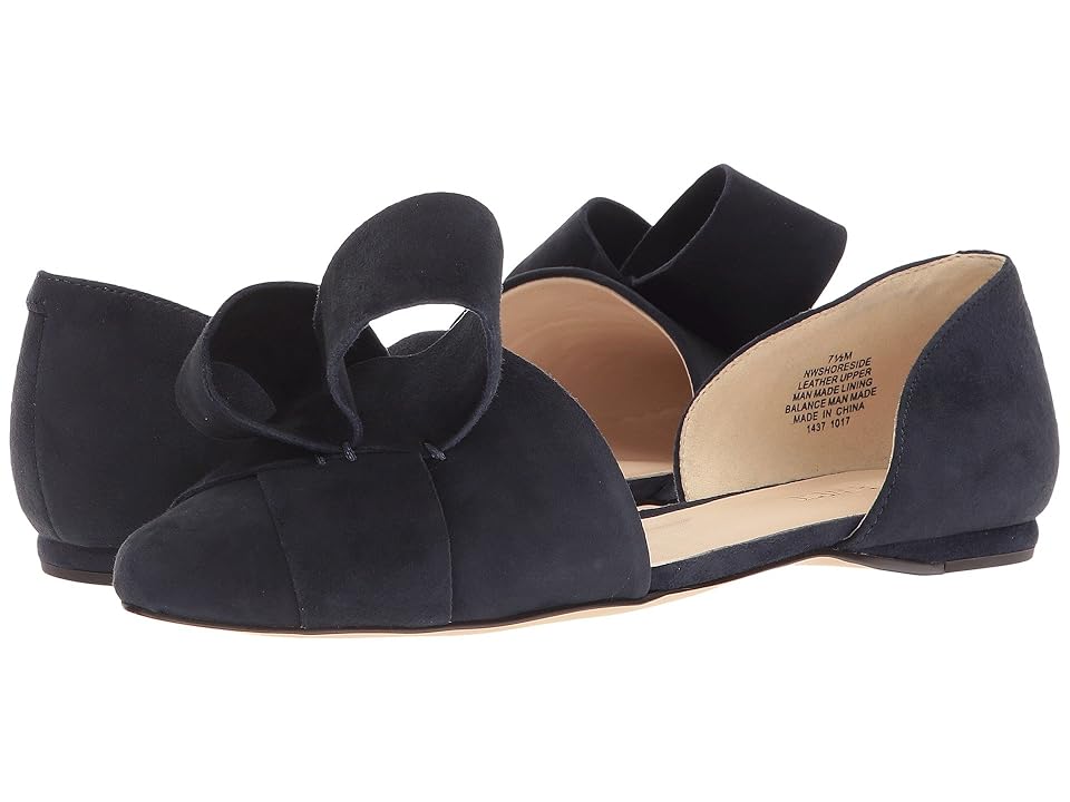 

Nine West Shoreside D'Orsay Pump (French Navy Isa Kid Suede) Women's Shoes, Black