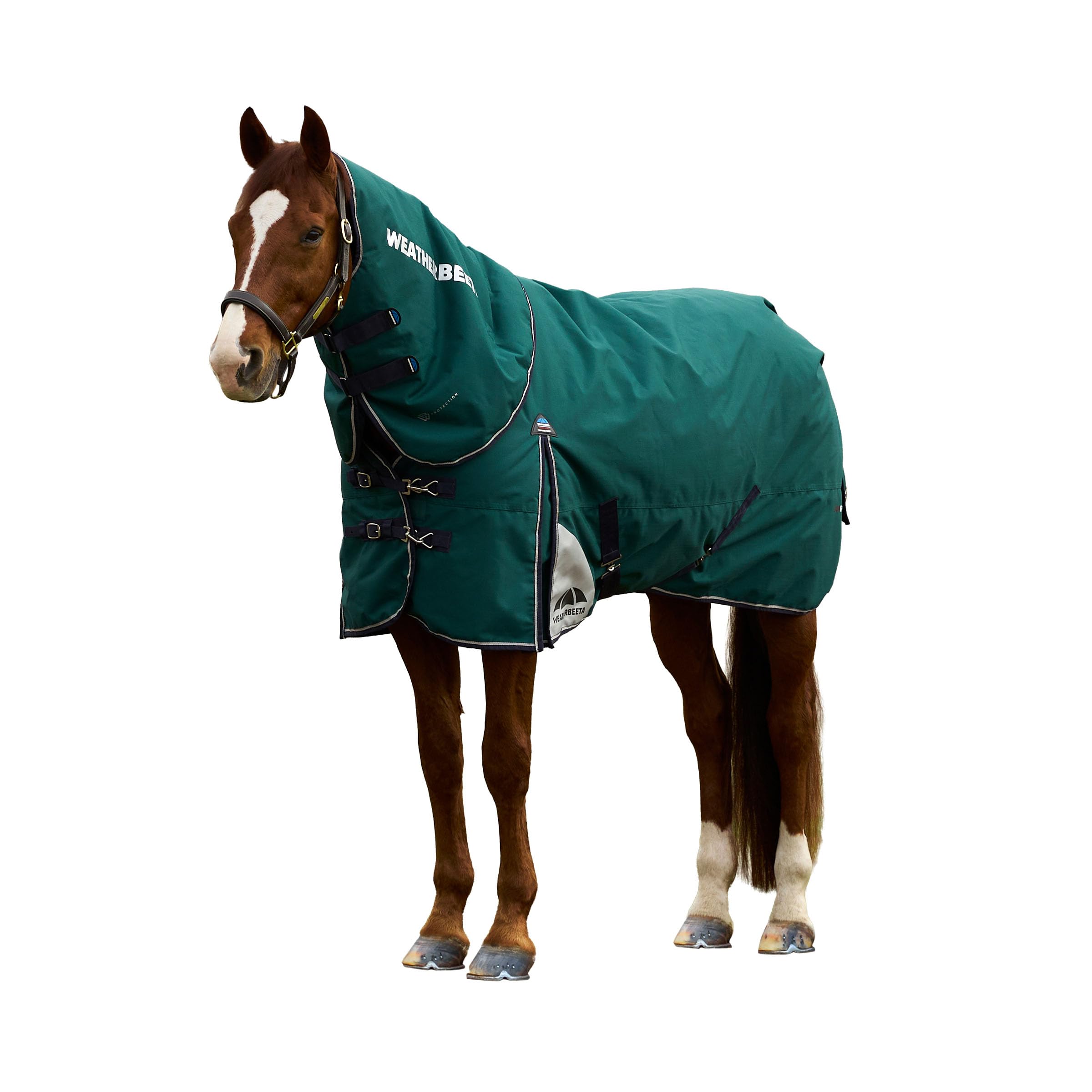 WeatherBeeta ComFiTec Plus Dynamic Turnout Detach-A-Neck 0g, Forest Green/Navy, 6'3