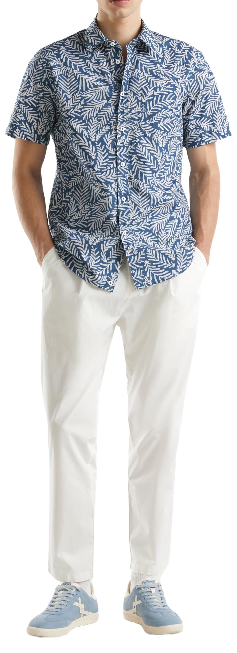 United Colors of Benetton Men's Trousers, White, 38