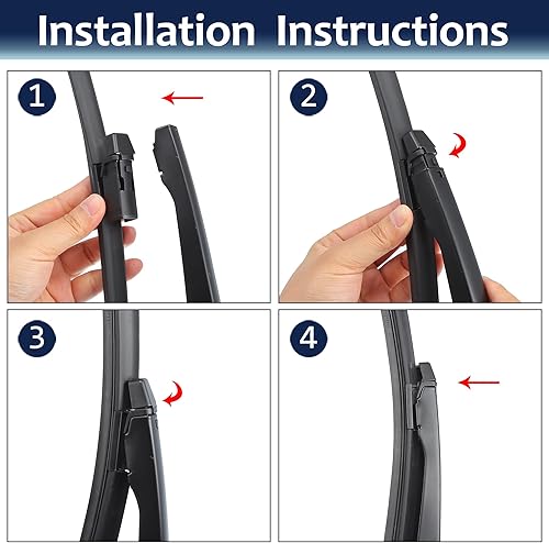 Miniatura 6 de X AUTOHAUX Juego de brazo de limpiaparabrisas trasero para Ford Ecosport 2017 2018 2019 2020 2021