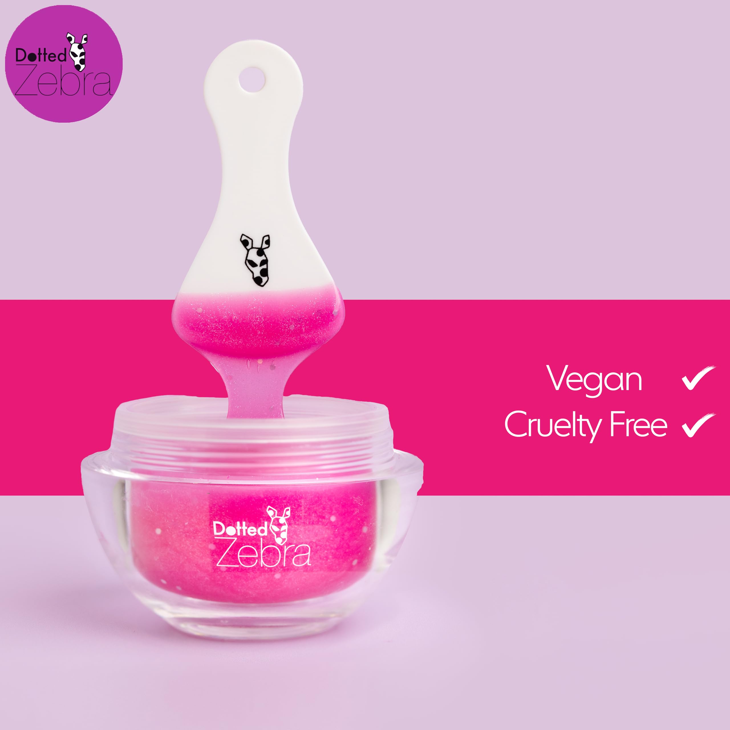 Peel Off Sparkle Mask Pink Frenzy, 45,4 g, con acido ialuronico e collagene, maschera idratante, vegana, per tutti i tipi di pelle