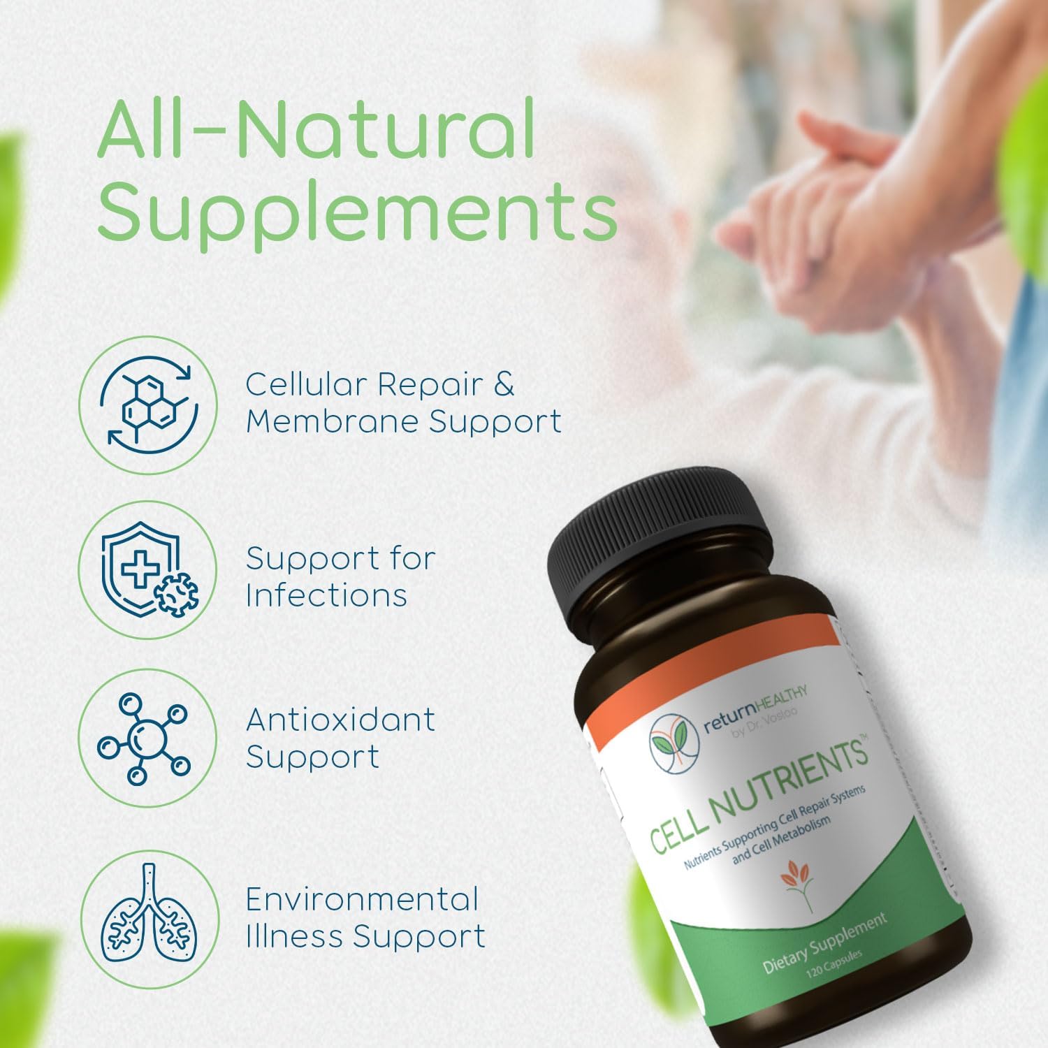Cell Nutrients | Promotes Cell and Membrane Repair & Cell Metabolism | Helps Fight Tick-Borne Infections & More | Mitochondrial Supplements | Non-GMO, Vegan, 120 caps - Image 3