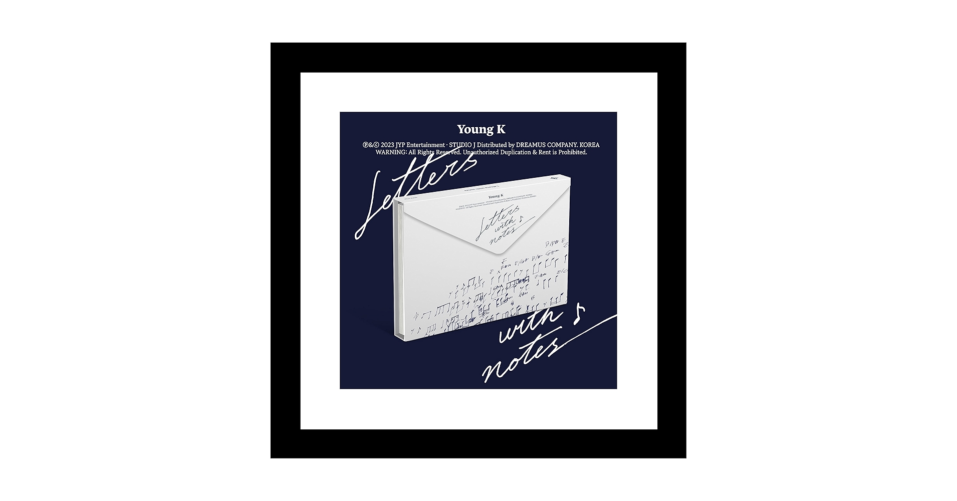 DAY6 Young K Letters with notes 1st Album CD+Photobook+