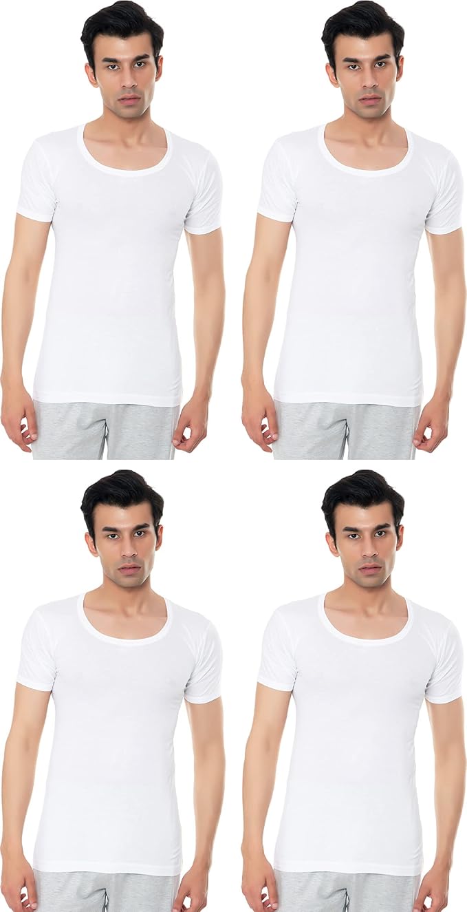 VIP Bonus Men's Half Sleeves Cotton Vest