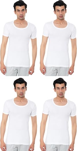 VIP Bonus Men's Half Sleeves Cotton Regular Fit Vest