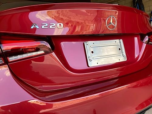 Miniatura 3 de Soporte para placa de matrícula de parachoques trasero para Mercedes-Benz - Kit de soporte de placa para Mercedes-Benz 2005-2025 - Acero inoxidable