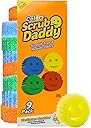 Scrub Daddy Scratch-Free Multipurpose Kitchen Sponges - Bulk Dish Sponges for Kitchen, Bathroom, Household Cleaning & More - Made with BPA-Free Polymer Foam (9 Count)