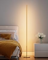 EDISHINE LED állólámpa dimmer funkcióval, 146 cm arany, meleg fehér 3000K, nappali hálószoba iroda 1