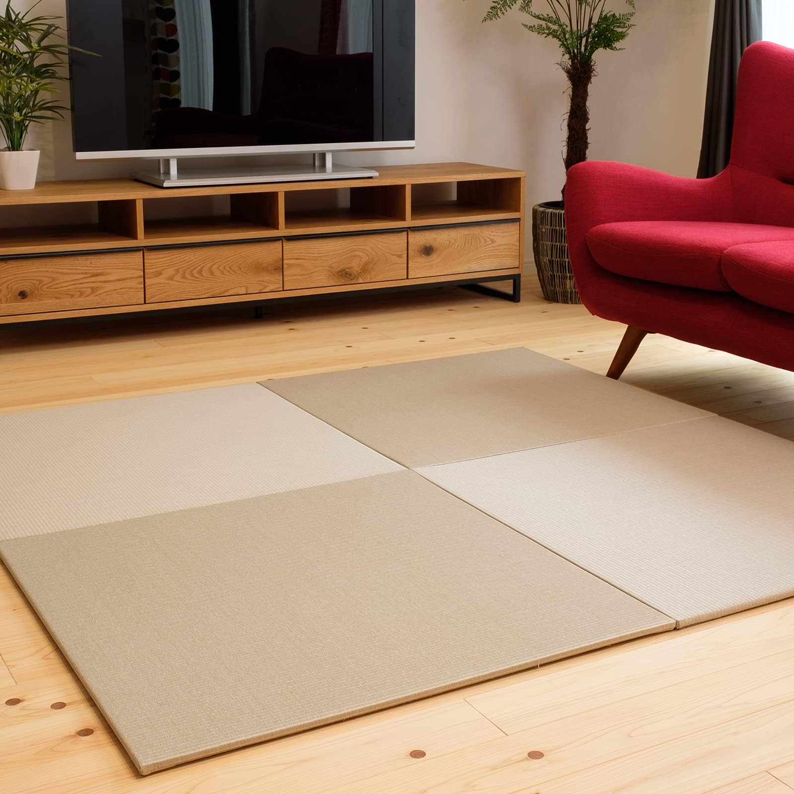 Amazon | 畳のうえむら 置き畳 ユニット畳 琉球畳 畳 マット 縁