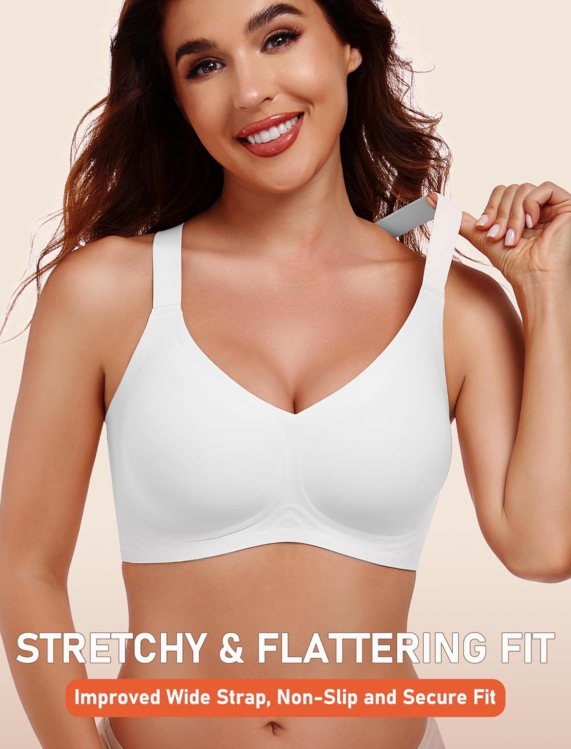 Gailife Womens Wireless Push Up Bras for Women No Underwire Seamless Full Coverage Supportive T Shirt Everyday Bras - Image 8