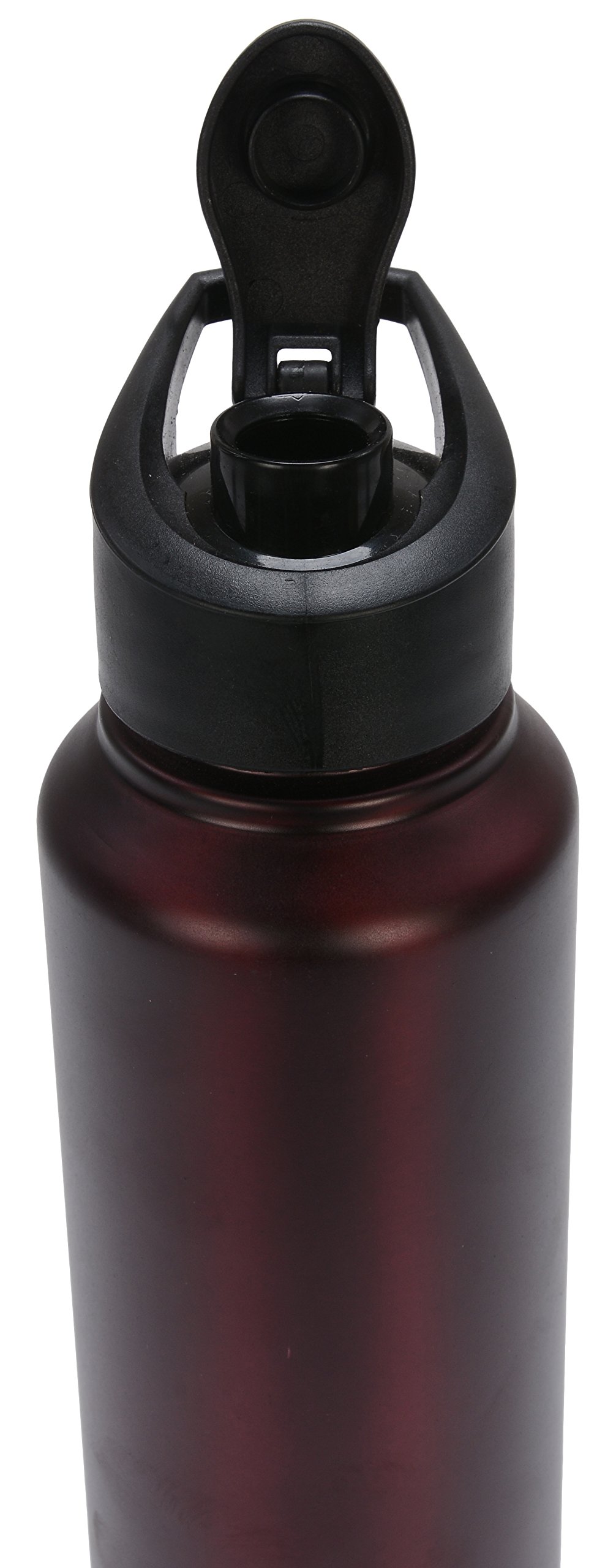 ARKA Stainless Steel Chromo Water Bottles with Sipper Cap, 2-Piec 1 Liter Each, Wine Red Ideal to Store All Beverages. 2