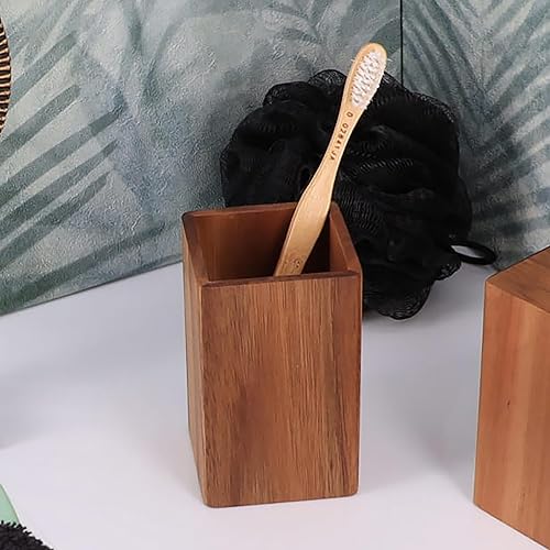 Miniatura 2 de Acacia - Juego de accesorios de baño (3 piezas, rectangular)