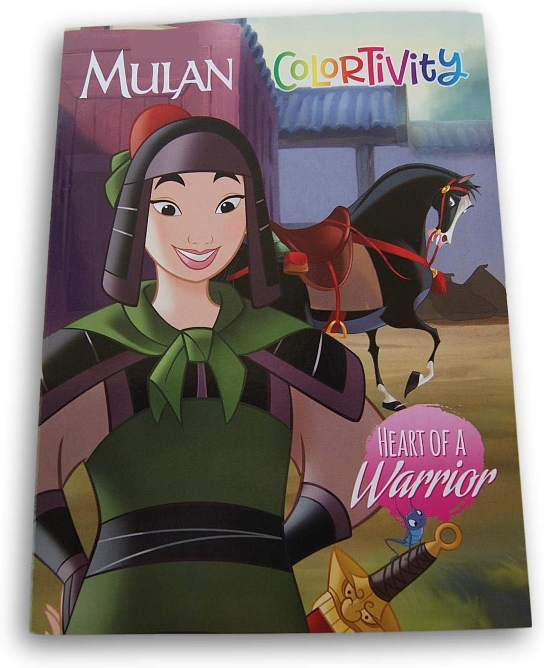 Mulan Coloring Activity Book (Includes Coloring Pages, Maze, Puzzles, More) ''Heart of a Warrior'' - 64 Pages