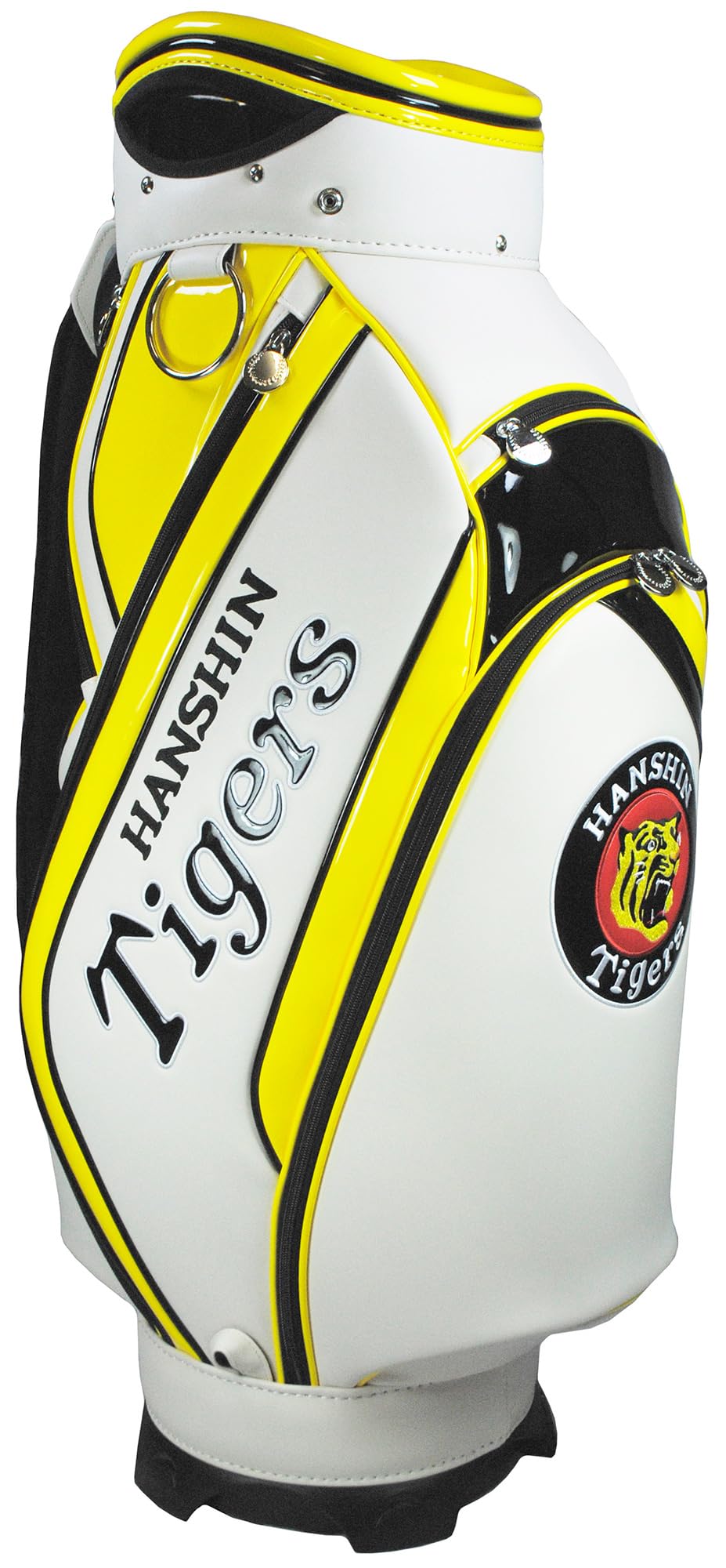 阪神　タイガース　 キャディバッグ ホワイト/イエロー　ゴルフバッグ 阪神 タイガース キャディバッグ ホワイト/イエロー ゴルフ