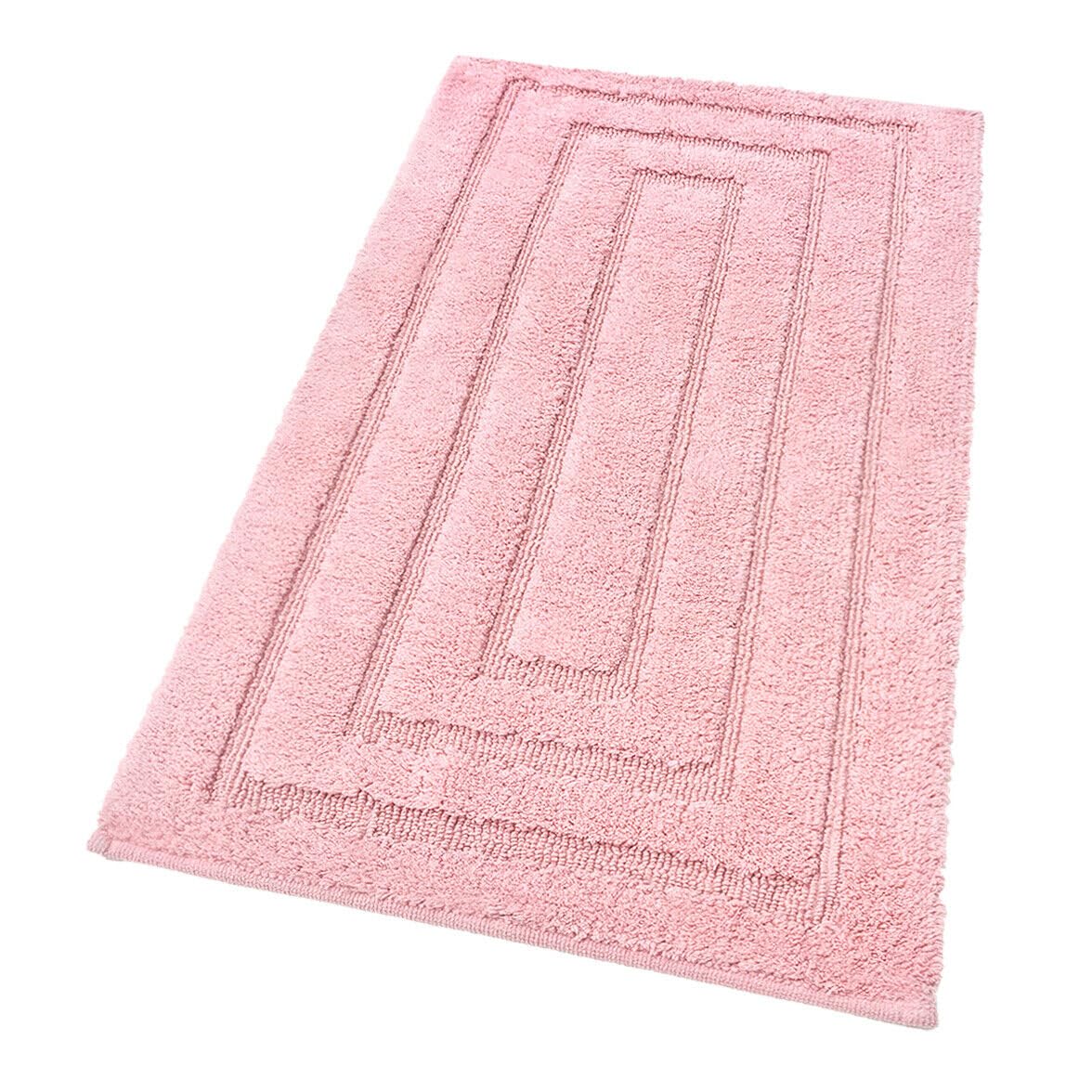 Tappetino Da Bagno A Forma Di Fiore In Microfibra - Morbido, Antiscivolo 65x65cm (Rosa) - Foto 8