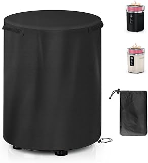 Fire Pit Cover for Ninja Fireside360 Outdoor Heater & Fire Pit, Heavy Duty Waterproof Anti-UV Firepit Cover for Ninja Fireside360, Dual Handle, Drawstring Hem, Smokeless Fire Pit Covers | Heavy Duty Waterproof Anti-UV Firepit Cover for Ninja Fireside360, Dual Handle, Drawstring Hem, Smokeless Fire Pit Covers
