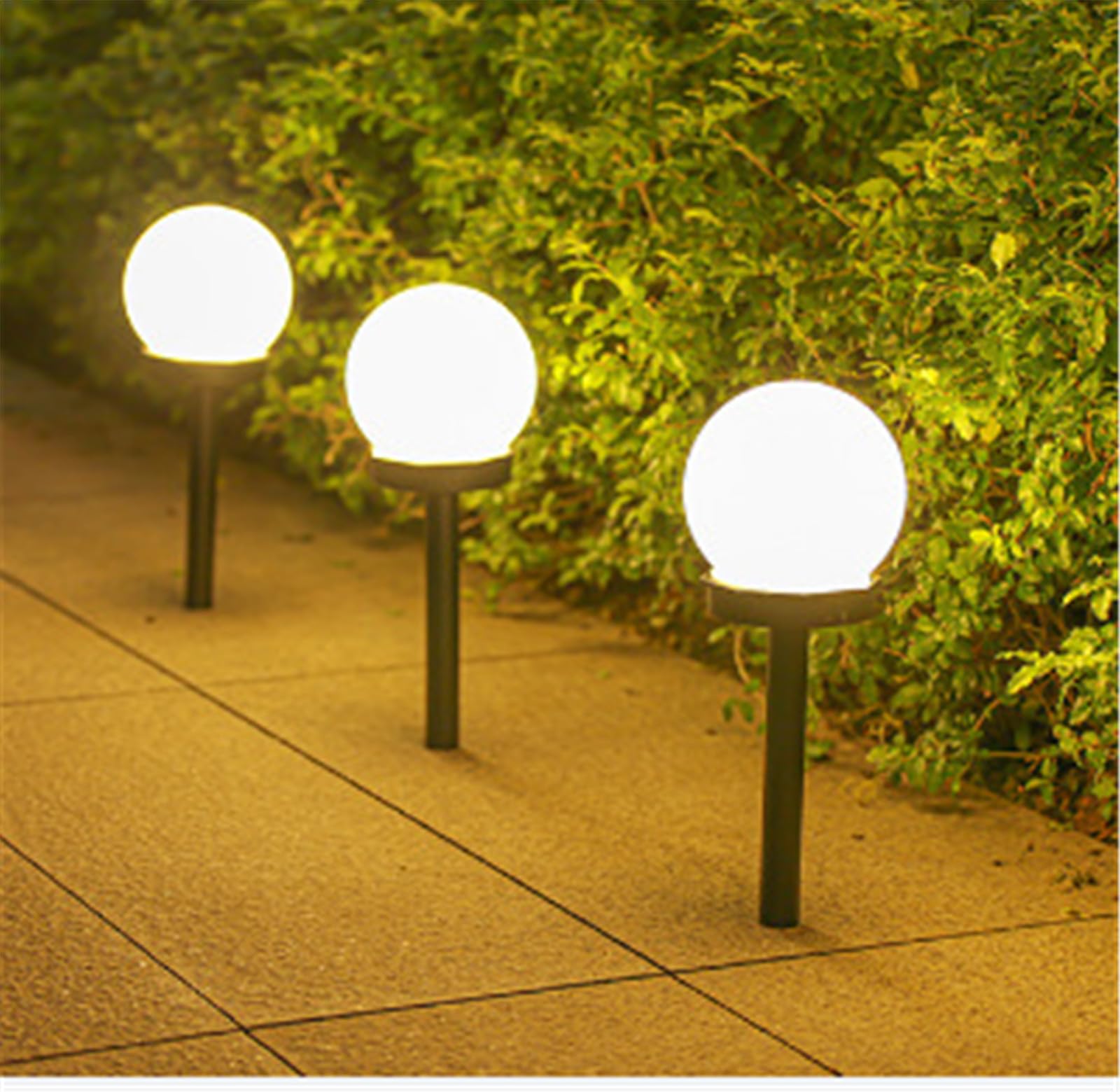 Mateju Solar Lights Outdoor Garden Stake, LED Garden Lights Solar Outdoor, IP65 Waterproof Stake Ornaments for Pathway Lighting Yard Lawn Landscape Patio Decoration - White (Warm White,8 pcs)