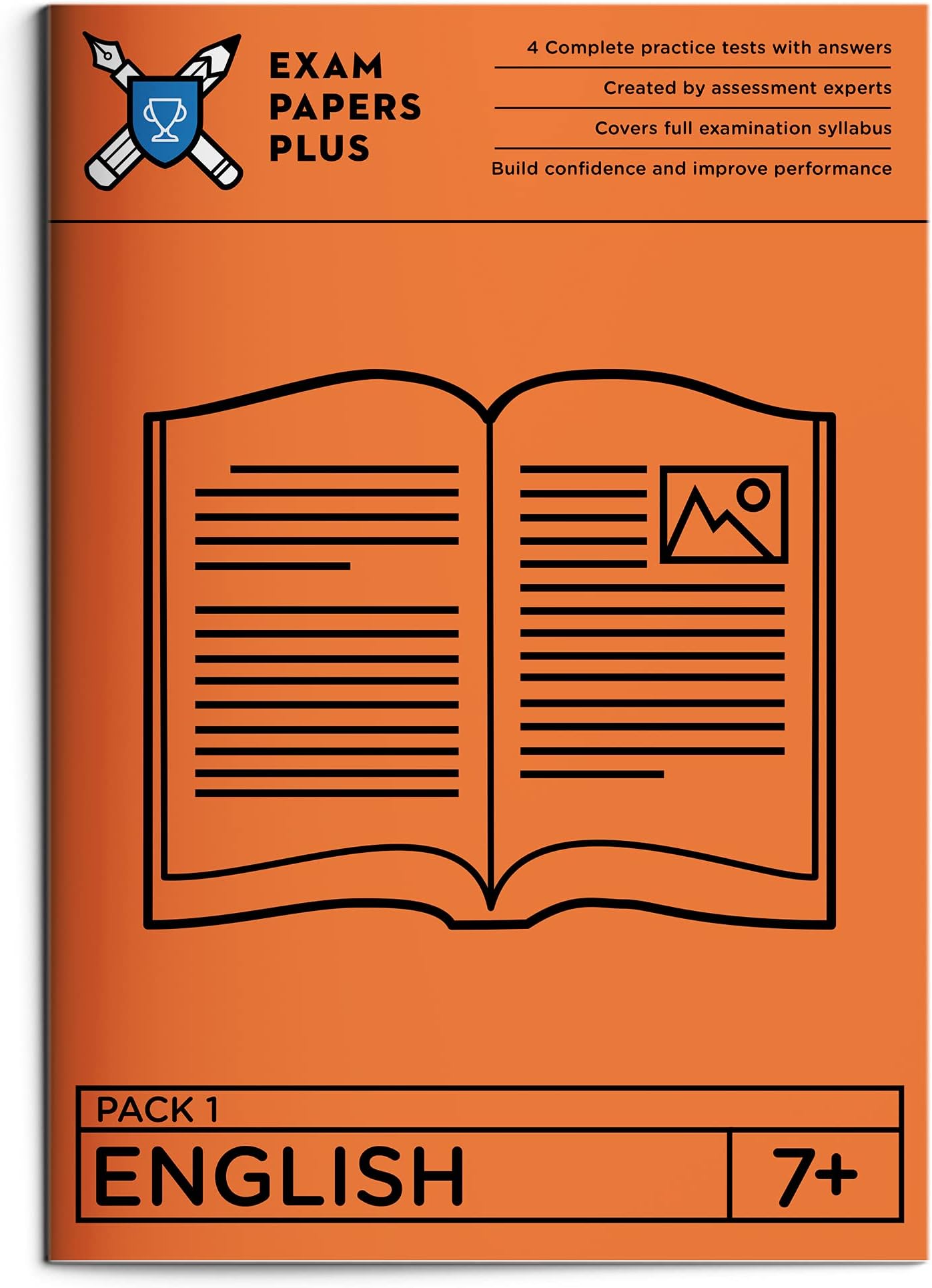 7+ KS2 English Year 2 Practice Papers 2025-2026, Pack 1, Mock Exam Experience for Home Practice, Separate Answer Sheet for Parents - Exam Papers Plus