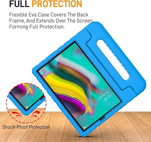 Miniatura 4 de Funda para niños Samsung Galaxy Tab S5e de 10.5 pulgadas lanzado en 2019 modelos de tableta (SM-T720SM-T725SM-T727), funda protectora a prueba de