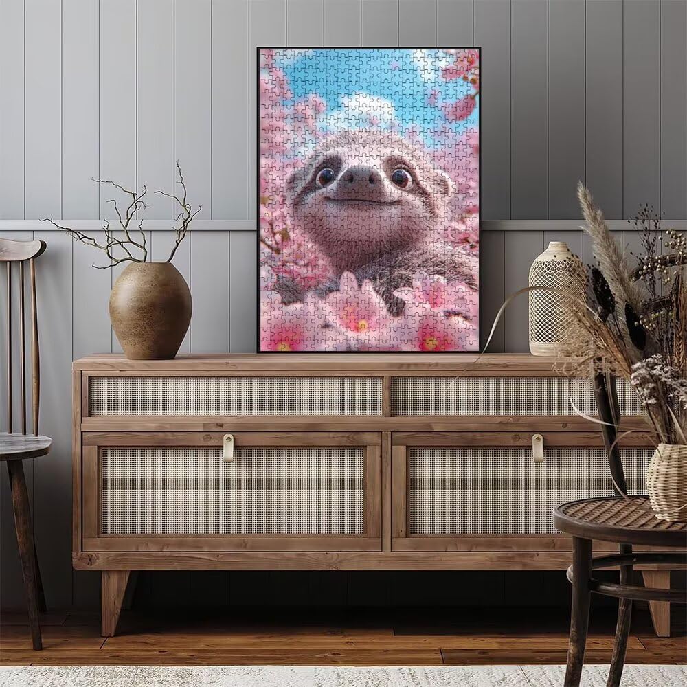 Puzzle 4000 Pezzi, Fiori Di Pesca Pigrizia 3D Puzzle per Adulti Impegnativo, Educa Puzzles Artistico, Divertente E Stimolante Puzzles Decorativo per La Famiglia, Regalo e Decorazione Pareti DX0YL6-881