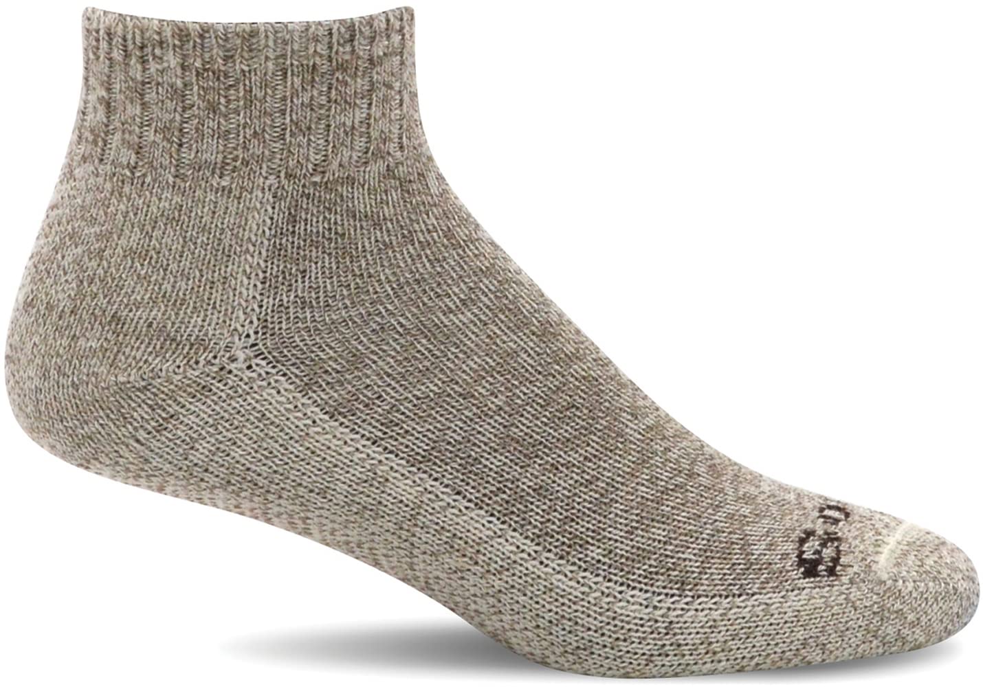 Sockwell Women's Big Easy Mini Relaxed Fit Sock, Bark - S/M
