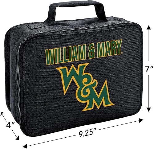 Miniatura 2 de College of William And Mary Primary Mark - Lonchera con aislamiento de lados suaves, bolsa de almuerzo reutilizable para trabajo de oficina escolar,